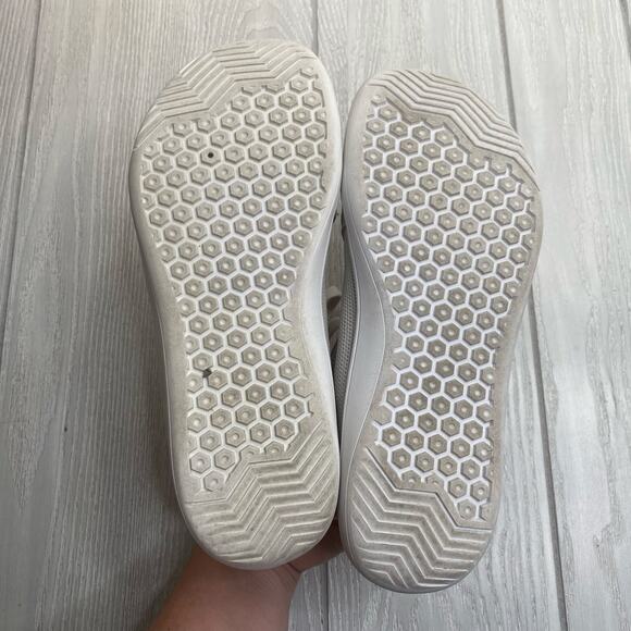 Whitin Women's Dove Grey Knit  Minimalist Barefoot Sneakers Shoes Size 10 WIDE - Picture 5 of 9